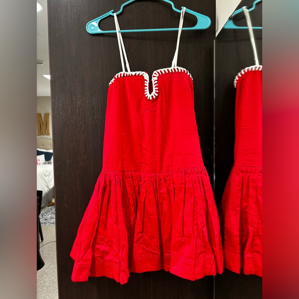 Fancy D Boutique Leah Sweetheart Dress NWT in Red Size M